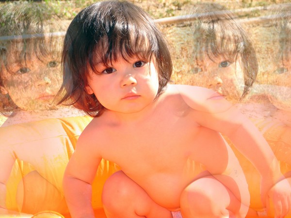 Relaxing in the pool! Photo