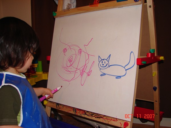 My son the artist! Photo