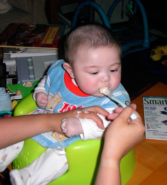 First solid food meal Photo
