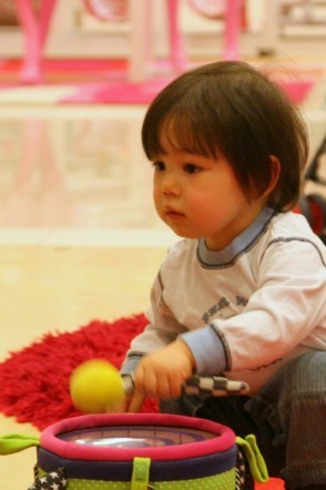 My little drummer boy! Photo