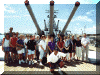 Click on pic to see larger representation of our group tour of the USS Missouri