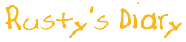 Rusty's diary banner